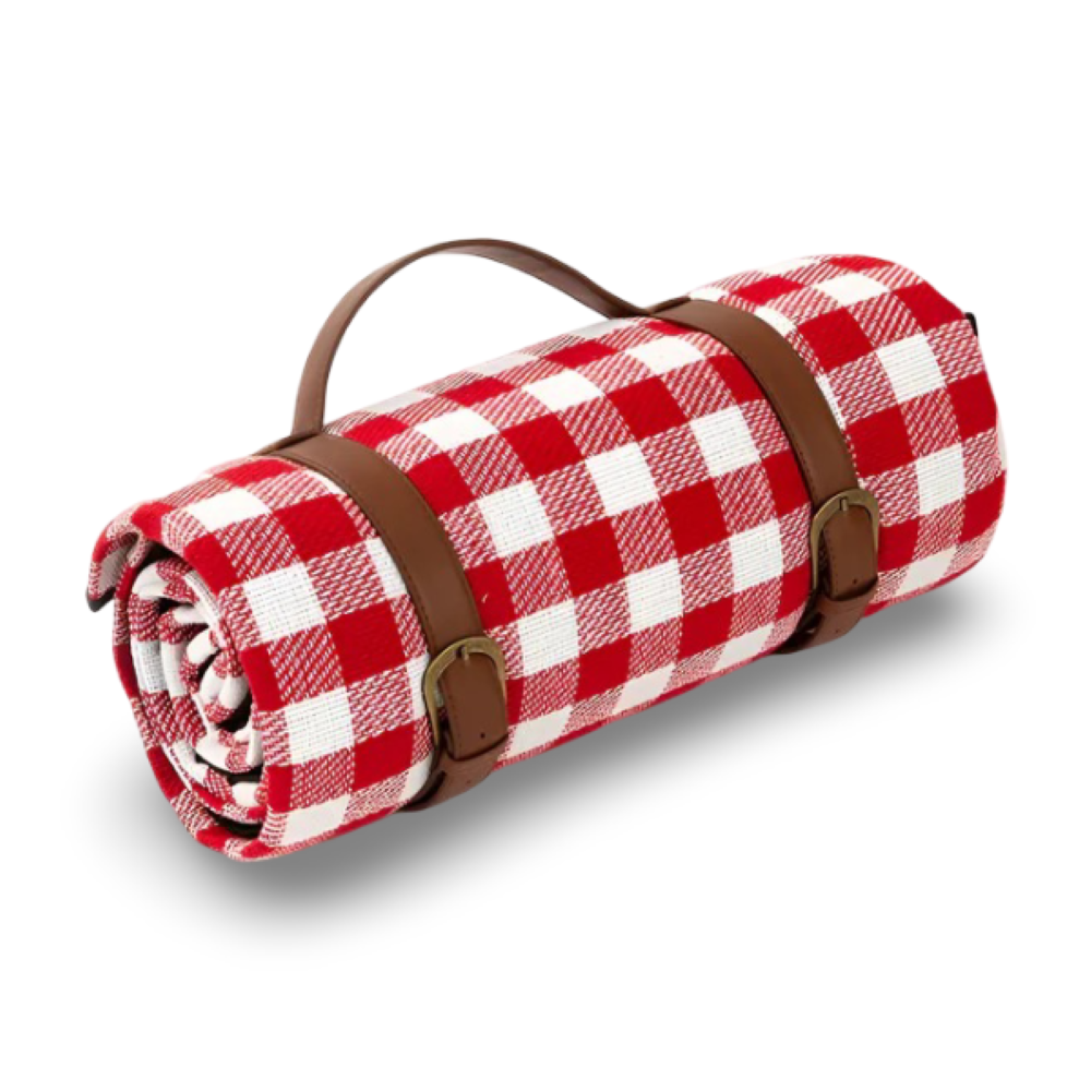 Picnic Blanket Waterproof PEVA Foldable With Carry Strap