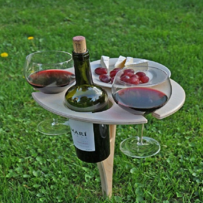 Picnic Table Foldable Tripod & Wine Holder
