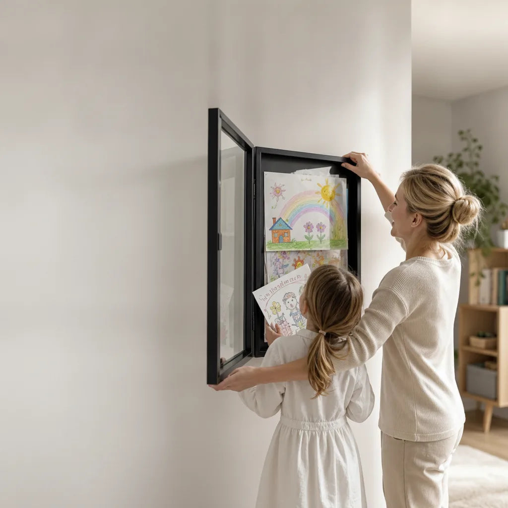 Picture Frame Front-Opening Tool-Free Wall-Mountable