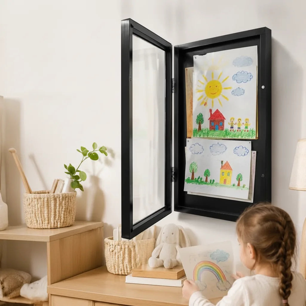 Picture Frame Front-Opening Tool-Free Wall-Mountable
