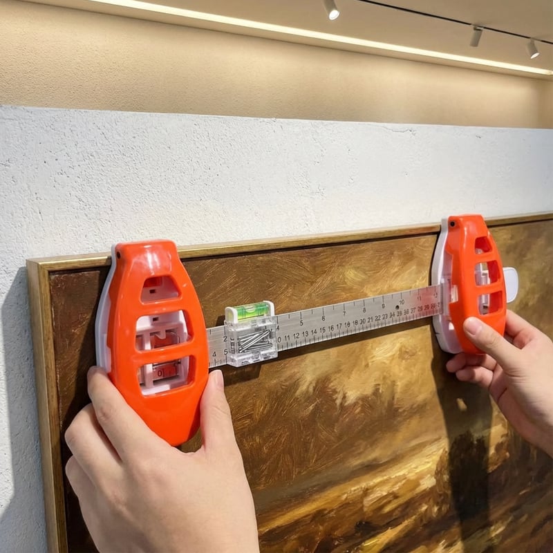 Picture Hanging Level Bubble Level & Marking Pins