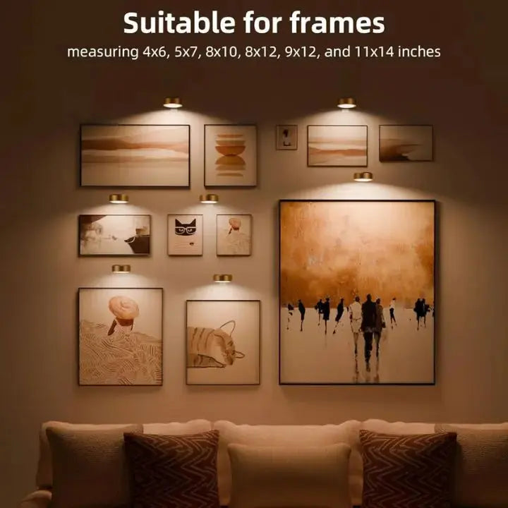 Picture Light Magnetic LED Stepless Dimming 12-Hour Battery