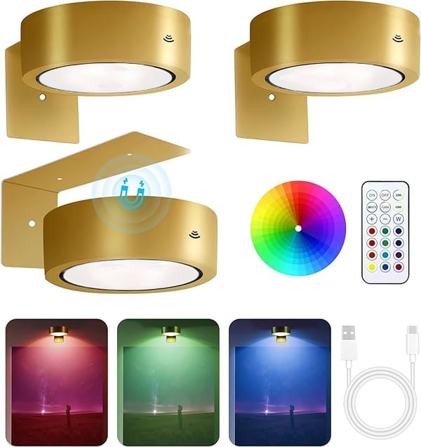 Picture Light Magnetic Mount USB Rechargeable & Dimmable