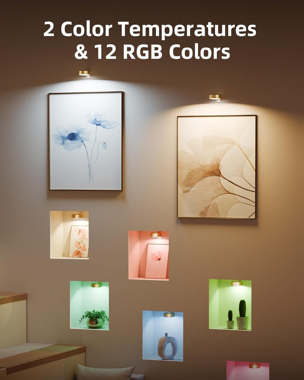 Picture Light Magnetic Mount USB Rechargeable & Dimmable