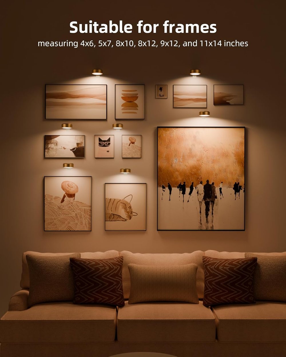 Picture Light Magnetic Mount USB Rechargeable & Dimmable