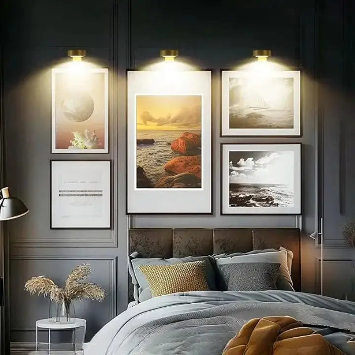 Picture Light Magnetic Tool-Free Mount Battery Powered Dimmable