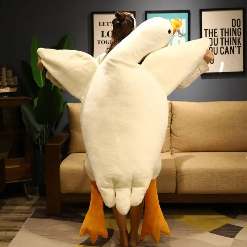 Pillow Extra Fluffy Goose Down Cotton Cover