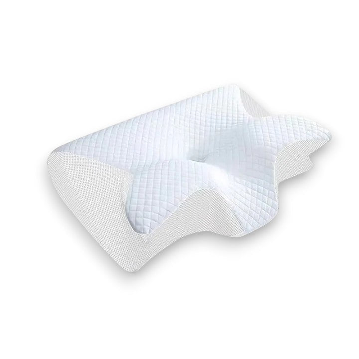 Pillow Memory Foam Contoured Neck Support Removable Cover