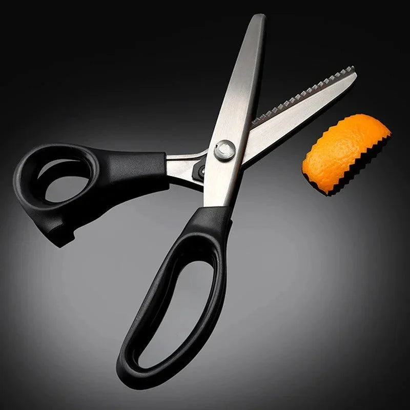 Pinking Shears Triangular Serrated Blade & Ergonomic Handle