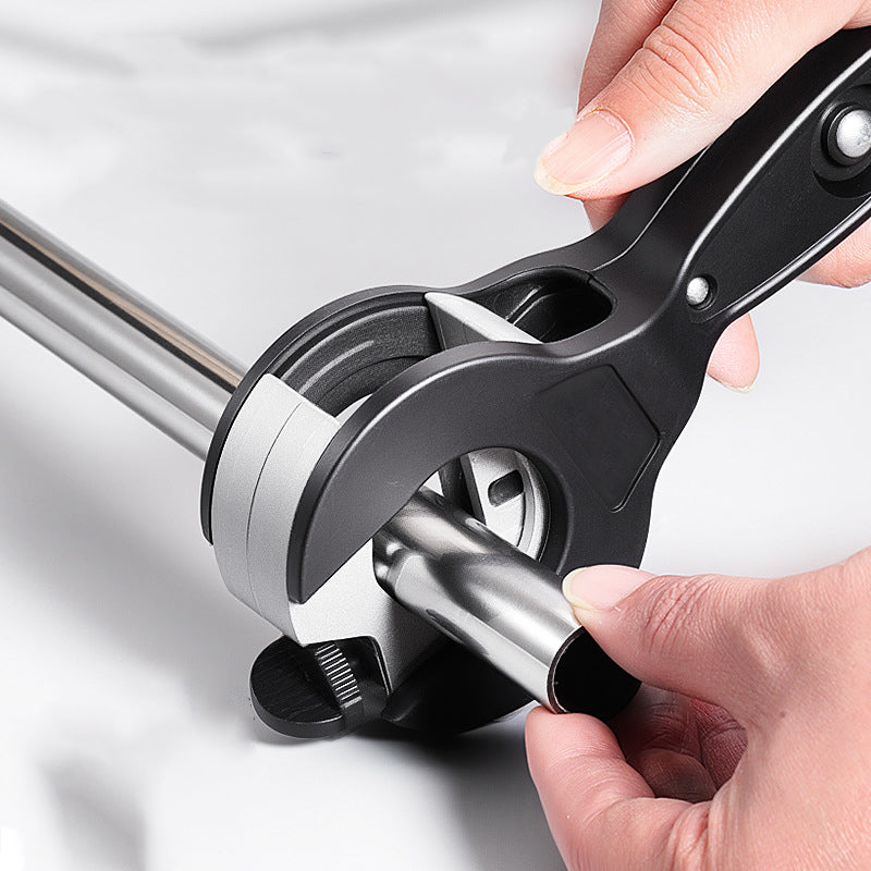 Pipe Cutter Adjustable Ratchet Burr-Free Cuts