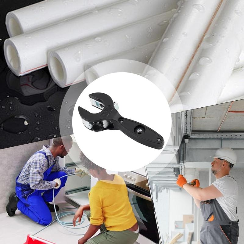 Pipe Cutter Ratchet System Zinc Alloy Blade & Non-Slip Handle
