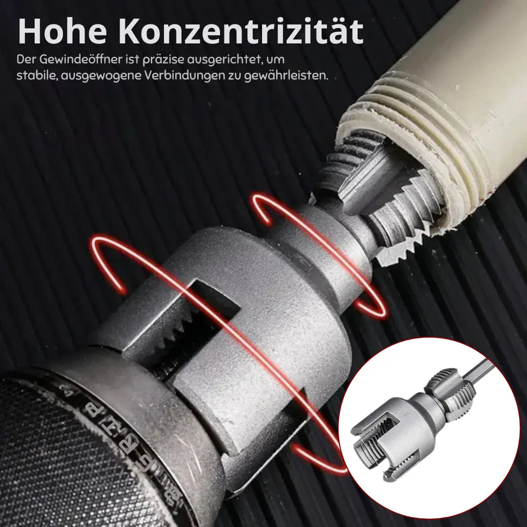 Pipe Threader Set 1/2 & 3/4 Hardened 40Cr Steel