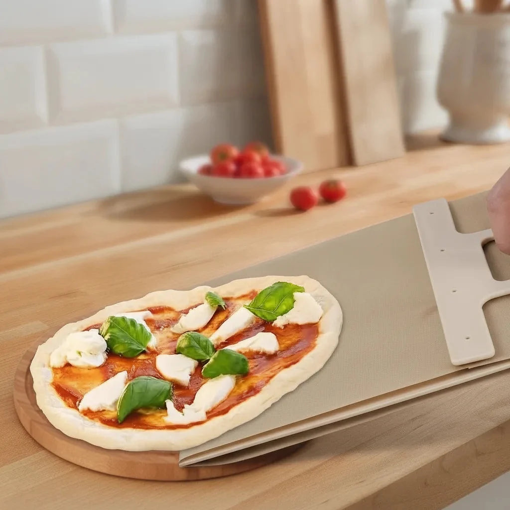 Pizza Lifter Slim Stainless Steel Blade & Wood Handle