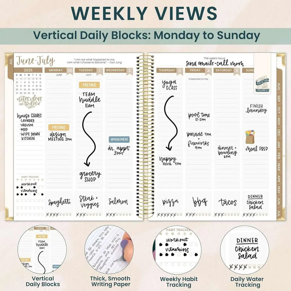 Planner Stencil Set Clear Mylar Set of 3