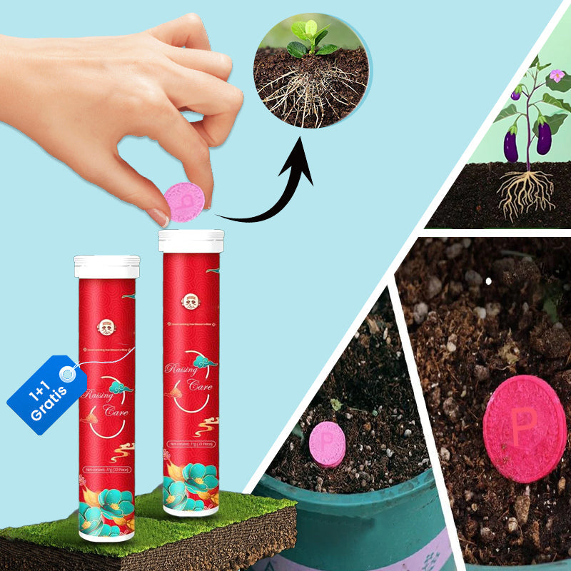 Plant Fertilizer Tablets Natural Organic Long-Lasting Nutrient Release
