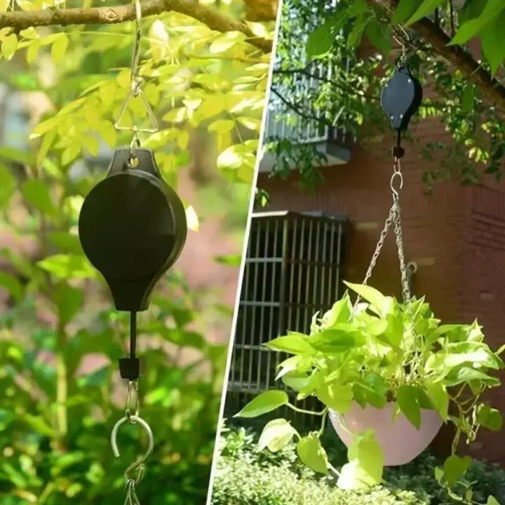 Plant Pulley System Ceiling-Mount Adjustable Set of 4