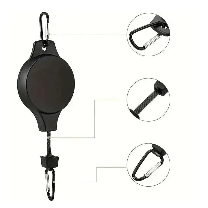 Plant Pulley System Ceiling-Mount Adjustable Set of 4