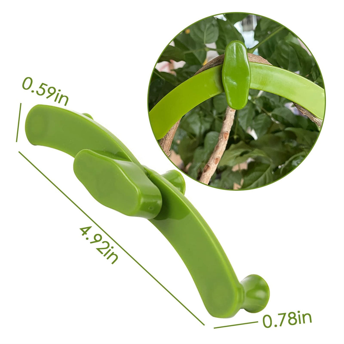 Plant Support Clips Adjustable 25 cm Weather-Resistant