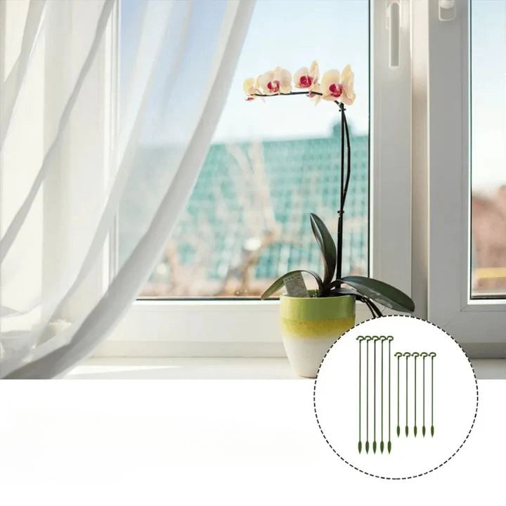 Plant Support Stakes UV-Resistant Tool-Free Set of 20