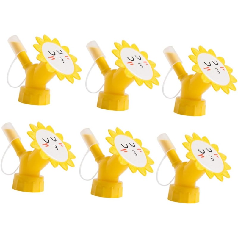 Plant Watering Bottle Attachment Precise Flow Set of 6