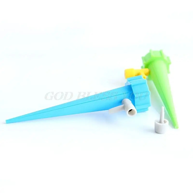 Plant Watering Spikes Adjustable Drip Valve 6-Piece Set