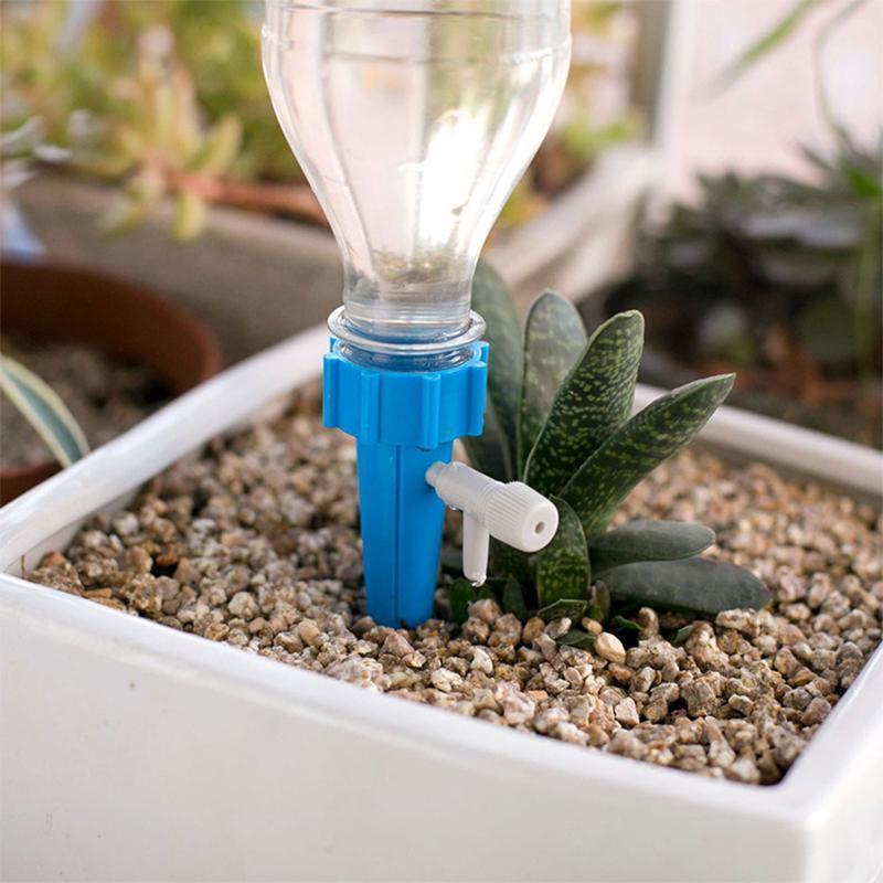 Plant Watering Stakes Adjustable Drip Valve Set of 6