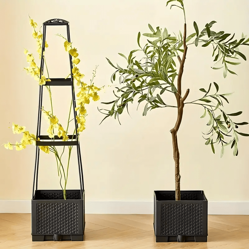 Planter Box Self-Watering Reservoir & Trellis