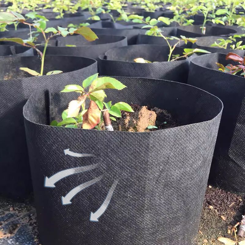 Planting Bag Breathable Felt Fabric UV-Resistant & Reusable