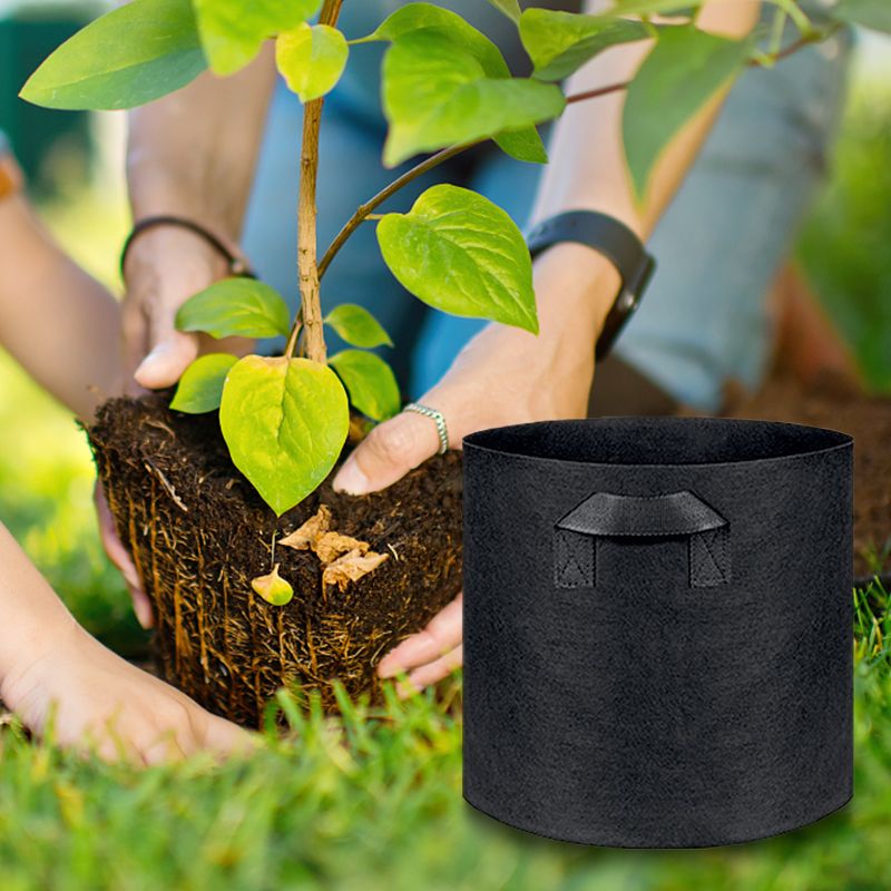 Planting Bag Breathable Felt Fabric UV-Resistant & Reusable