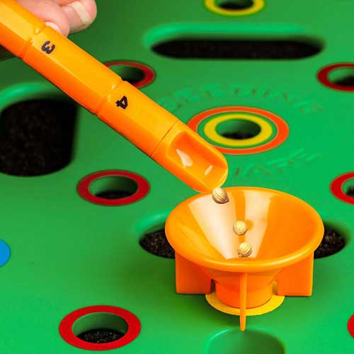 Planting Template Color-Coded Seed Spacing & Depth Guides