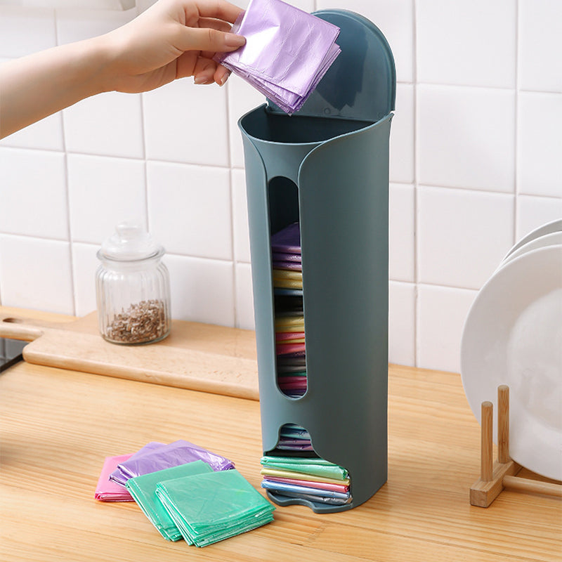 Plastic Bag Organizer Wall-Mount Extra-Wide Opening