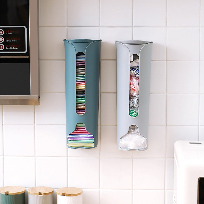 Plastic Bag Organizer Wall-Mount Extra-Wide Opening