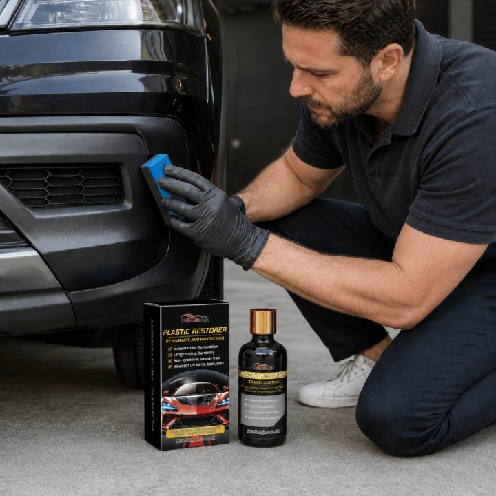 Plastic Protectant Ceramic Coating Restores Color