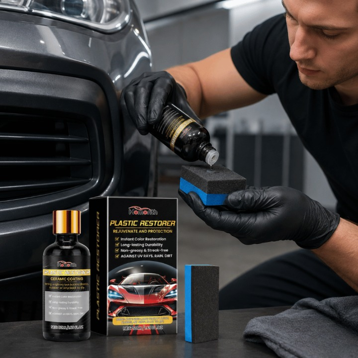 Plastic Protectant Ceramic Coating Restores Color