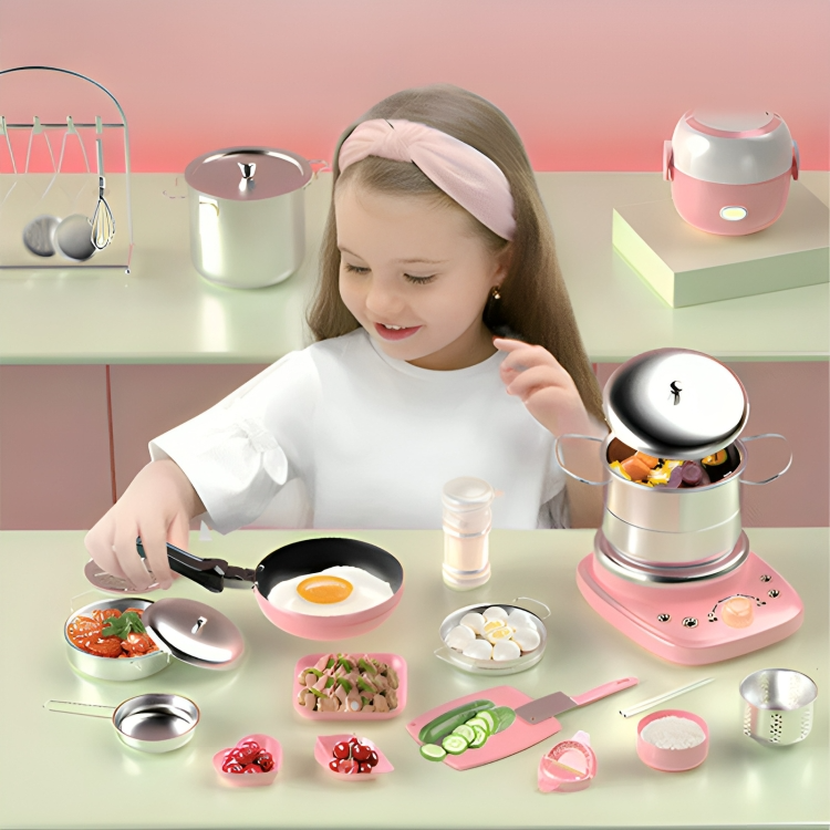 Play Kitchen Set Electric Stove Non-Toxic Plastic