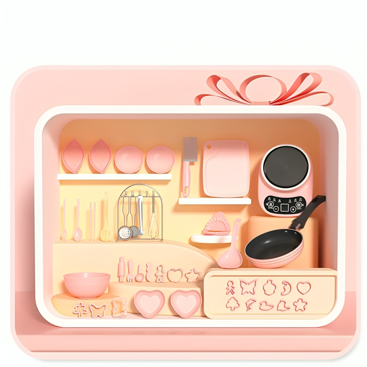 Play Kitchen Set Electric Stove Non-Toxic Plastic