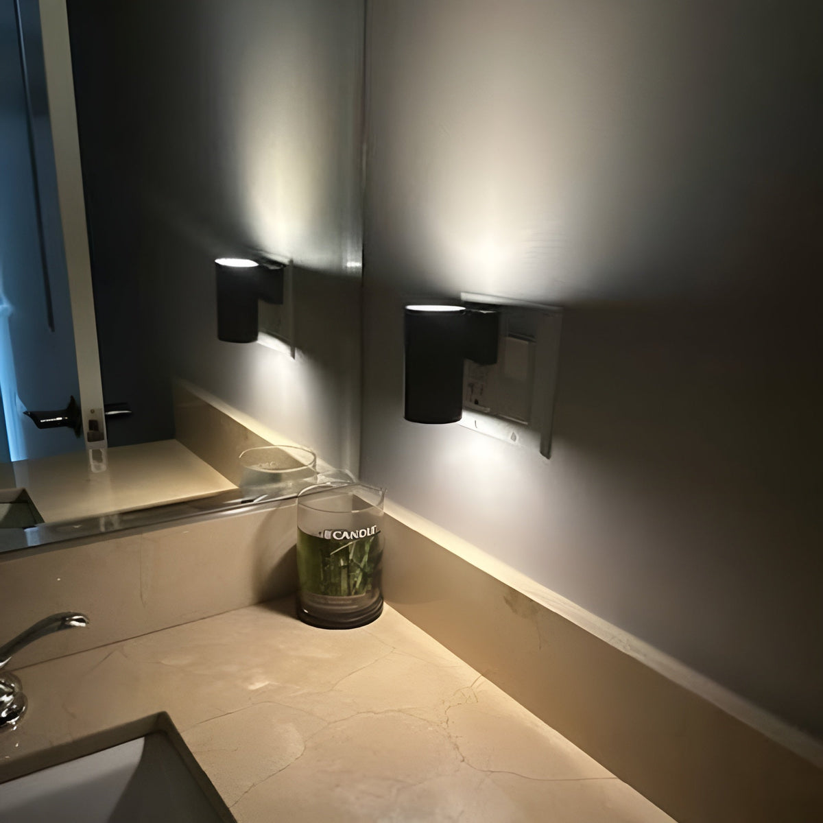 Plug-In Night Light Rotary Dimmer Warm White LED