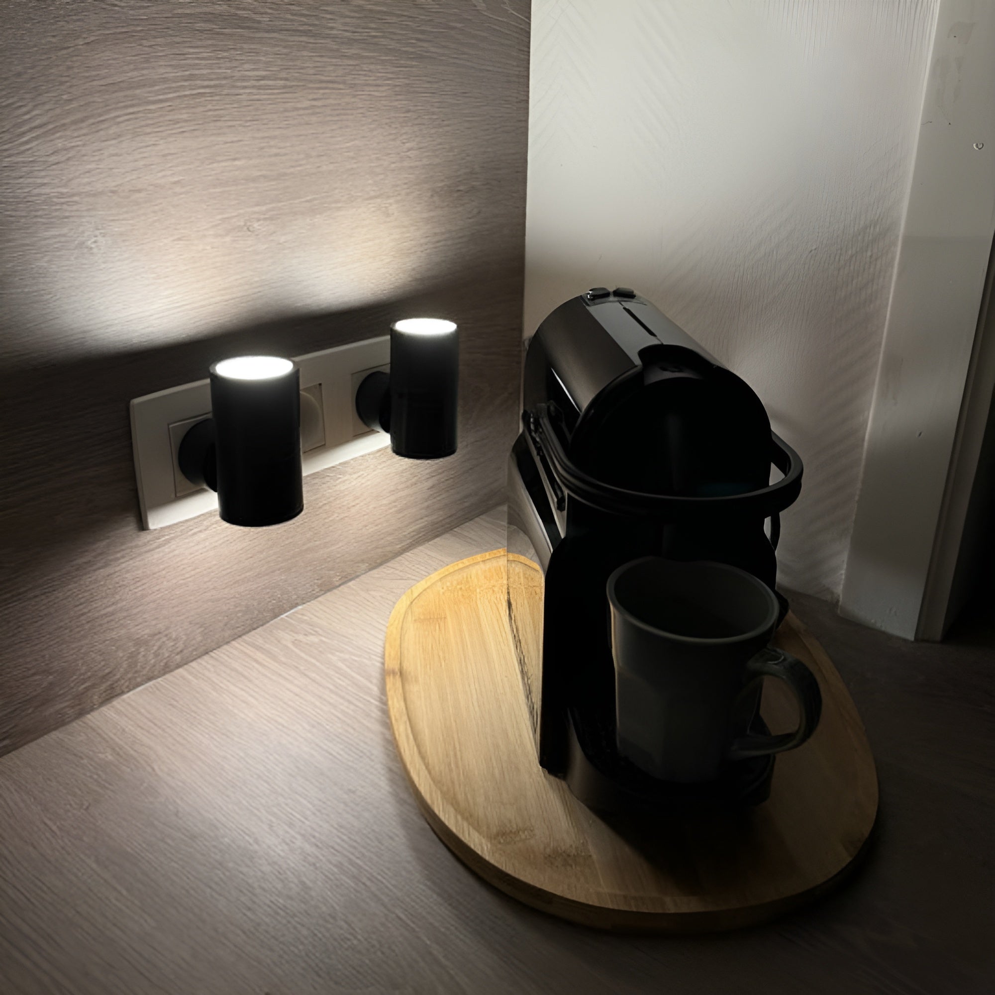 Plug-In Night Light Rotary Dimmer Warm White LED