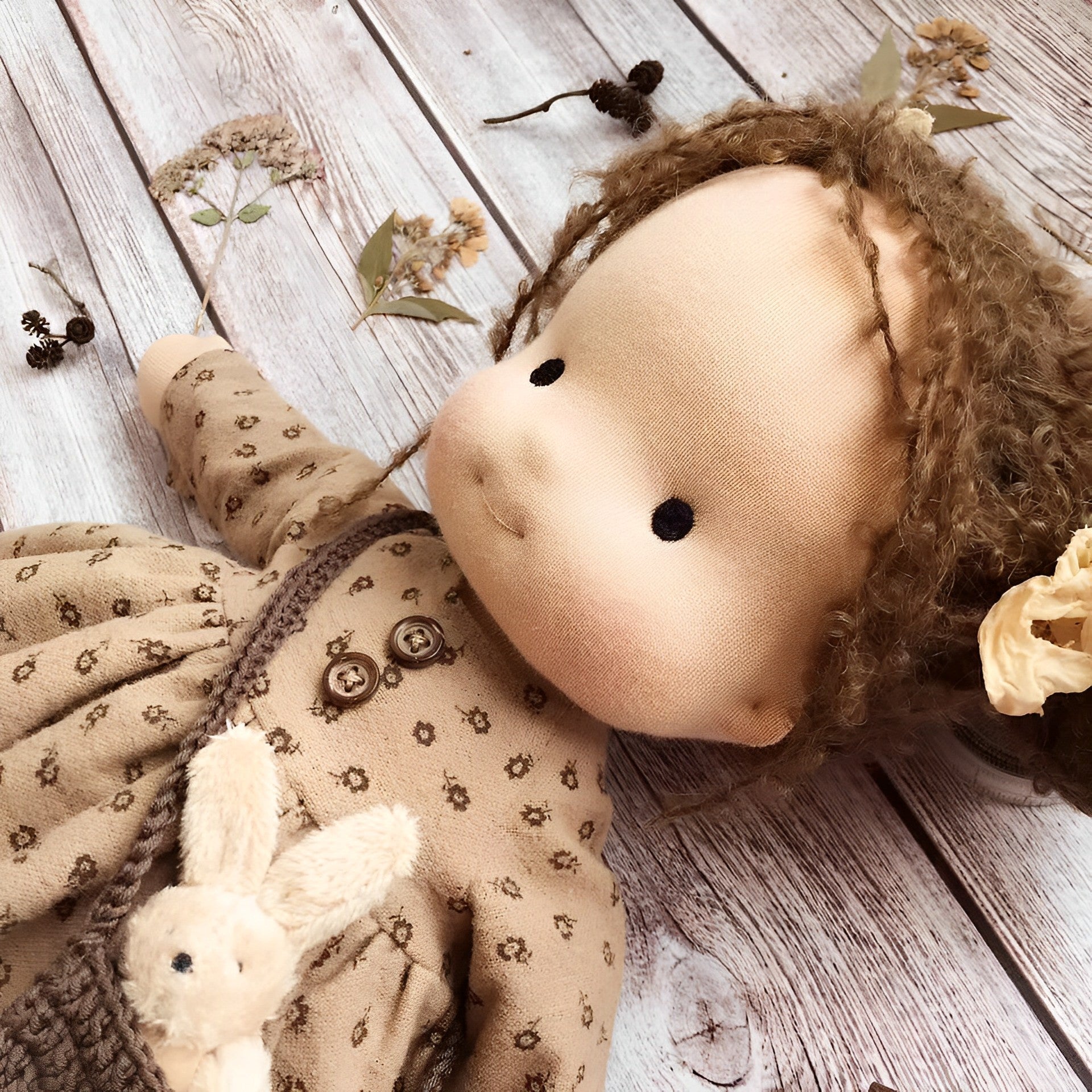 Plush Doll Handmade Soft Eco-Friendly