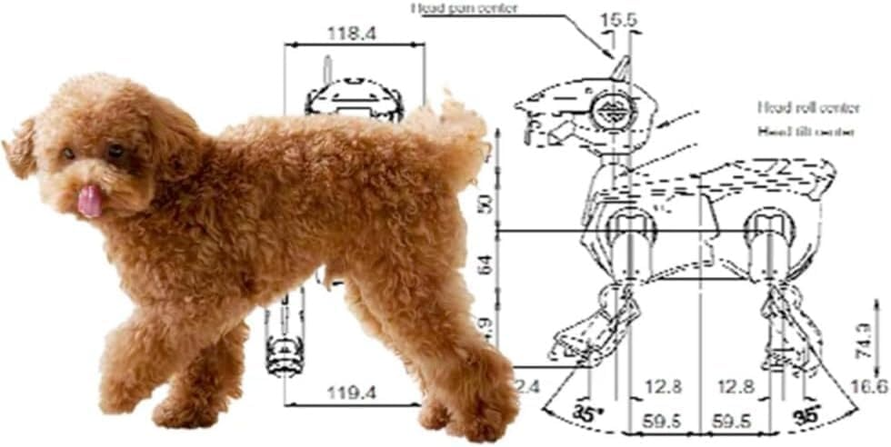 Plush Puppy Toy Interactive Movement & Sound Rechargeable