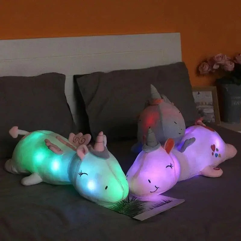Plush Toy Unicorn LED Night Light Battery Powered