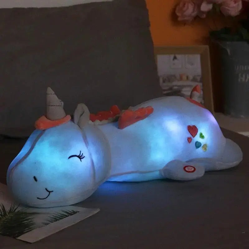 Plush Toy Unicorn LED Night Light Battery Powered