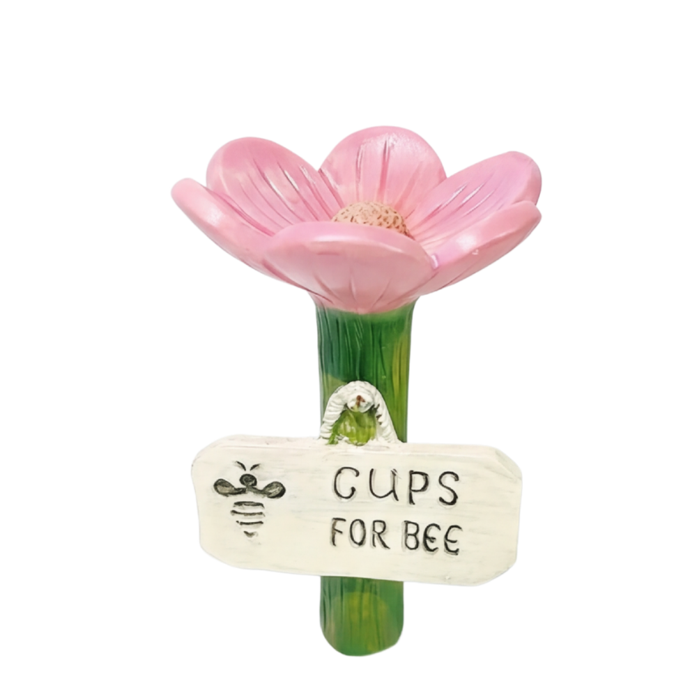 Pollinator Waterer Hand-Painted Weatherproof Resin
