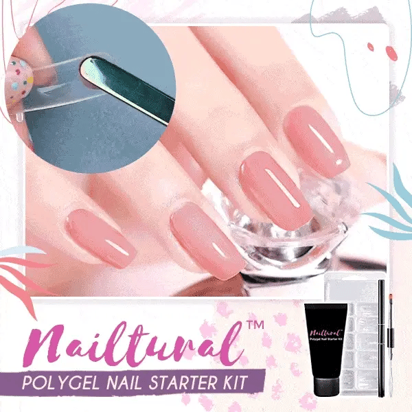 Poly Gel Nail Kit Lightweight Flexible Formula