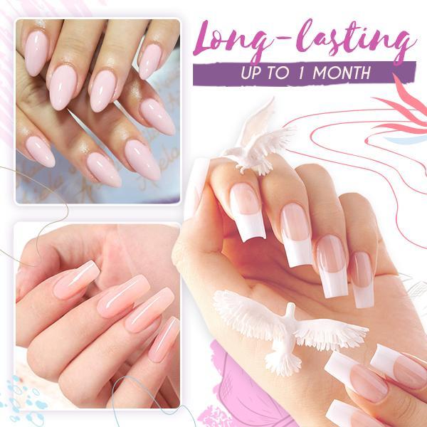 Poly Gel Nail Kit Lightweight Flexible Formula