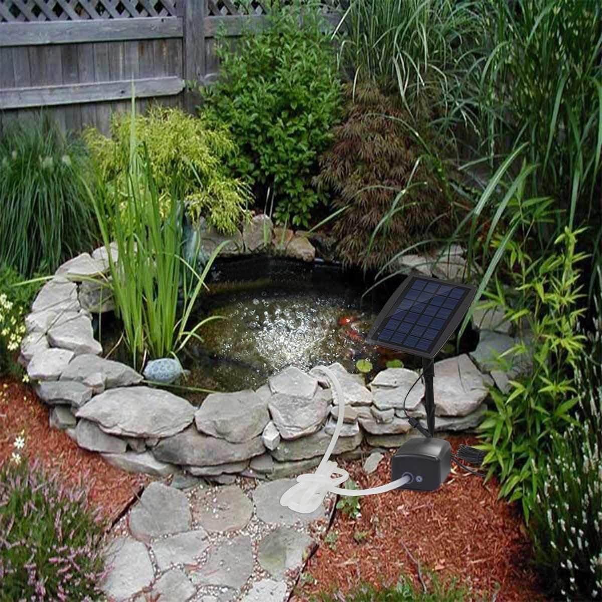Pond Aerator Solar-Powered Adjustable Flow Quiet