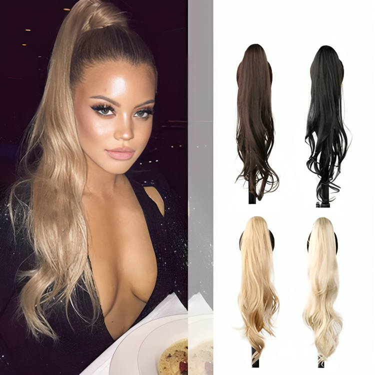 Ponytail Extension Clip-In Instant Volume & Natural Look