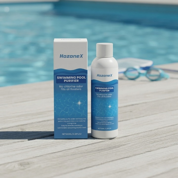 Pool Clarifier Crystal Clear Liquid Concentrate Improves Filter Efficiency