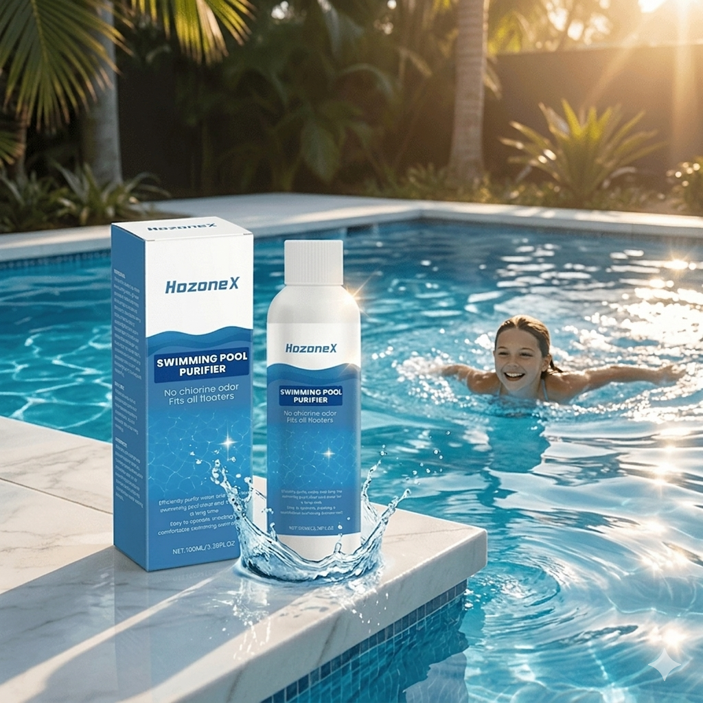 Pool Clarifier Crystal Clear Liquid Concentrate Improves Filter Efficiency