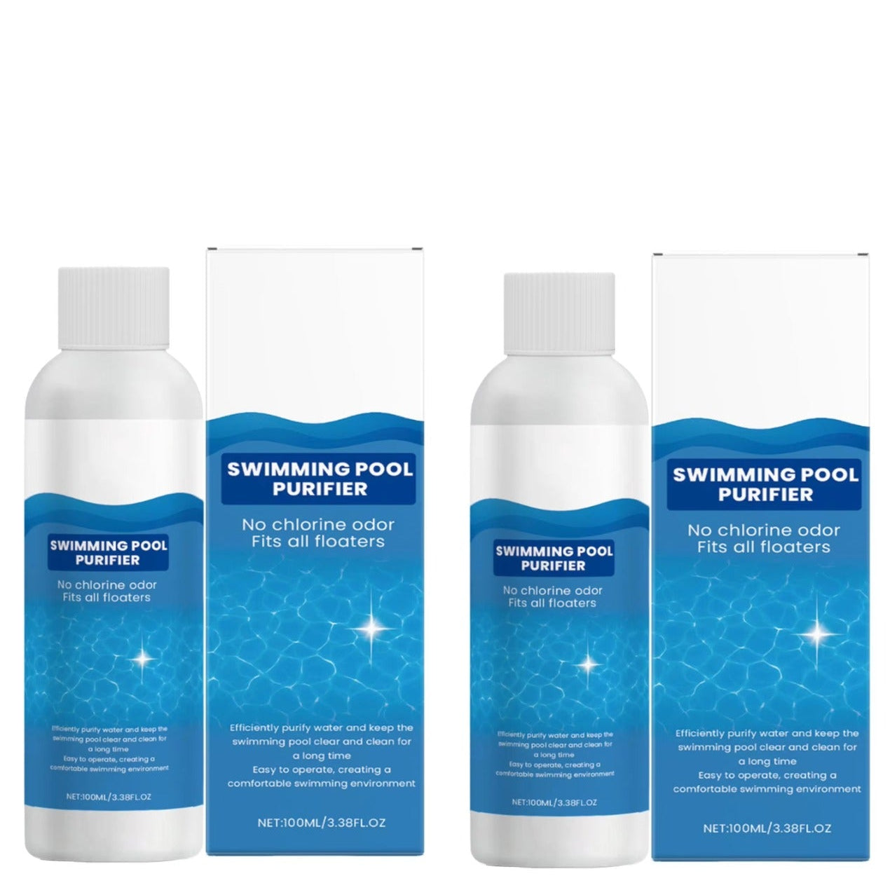 Pool Sanitizer Chlorine-Free Skin-Friendly Set of 2
